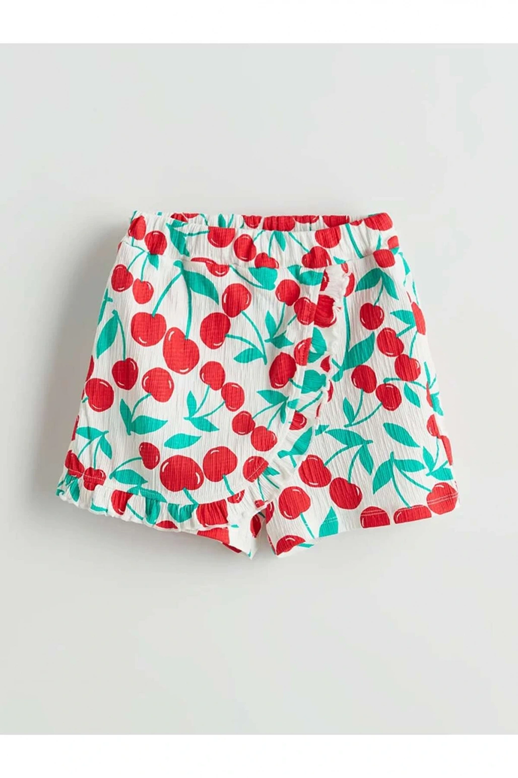 LCW baby Ekru Kız Bebek Tişört Şort Saç Bandı 3lü Takım