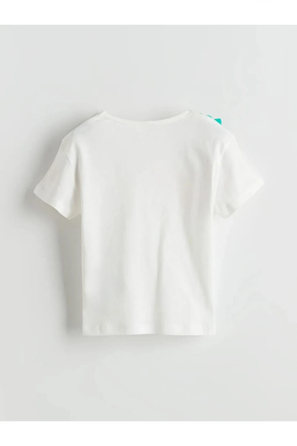 LCW baby Ekru Kız Bebek Tişört Şort Saç Bandı 3lü Takım