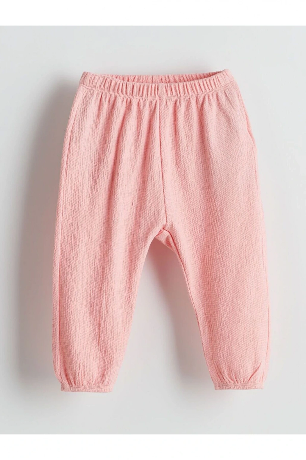 LCW baby Fırfırlı Çiçekli Kız Bebek Bluz ve Pantolon 2li