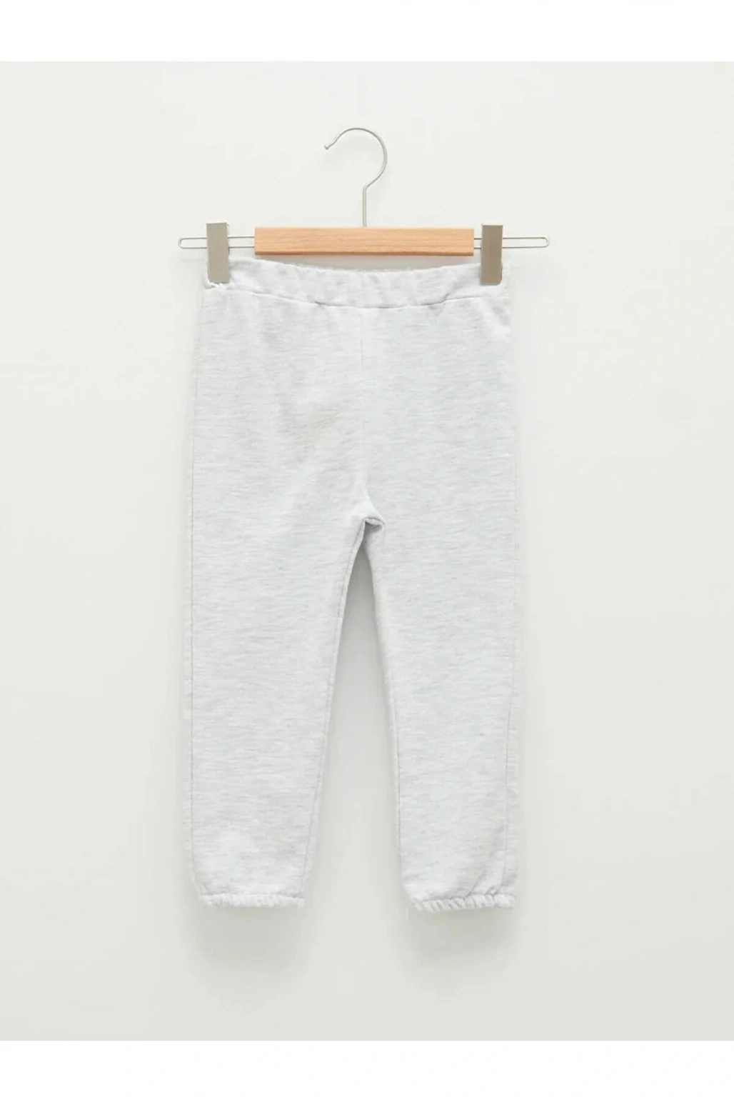 LCW baby Gri Beli Lastikli Basic Kız Bebek Jogger Eşofman Alt
