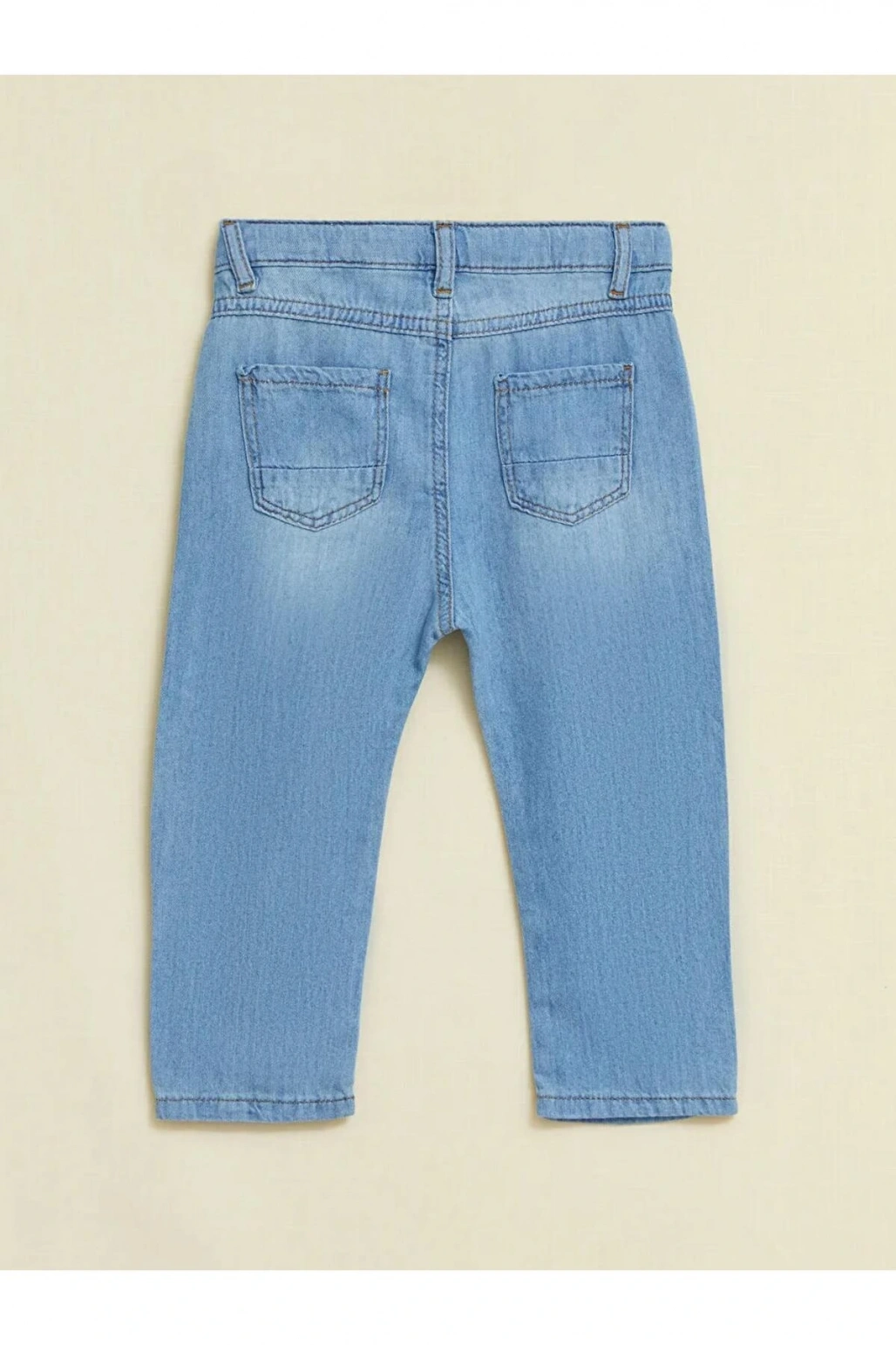 LCW baby İndigo Basic Erkek Bebek Jean Pantolon