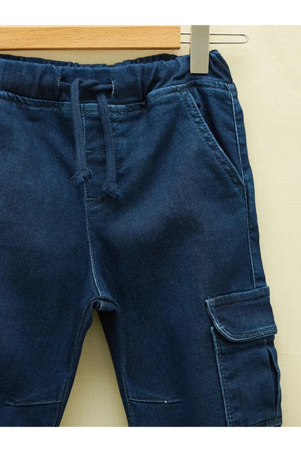 Lcw Baby I?ndigo Beli Lastikli Basic Erkek Bebek Jogger Jean Pantolon