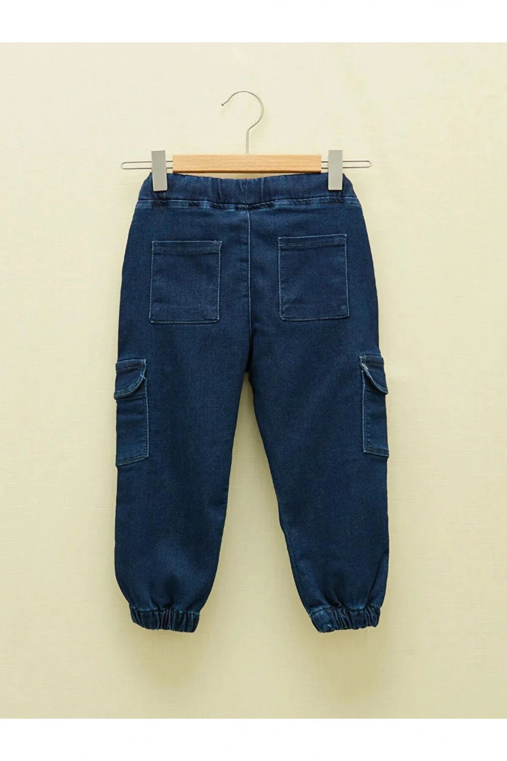 Lcw Baby I?ndigo Beli Lastikli Basic Erkek Bebek Jogger Jean Pantolon