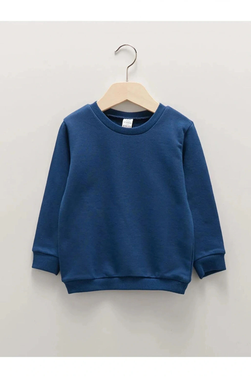 LCW baby Kırmızı Bisiklet Yaka Uzun Kollu Erkek Bebek Sweatshirt 2li