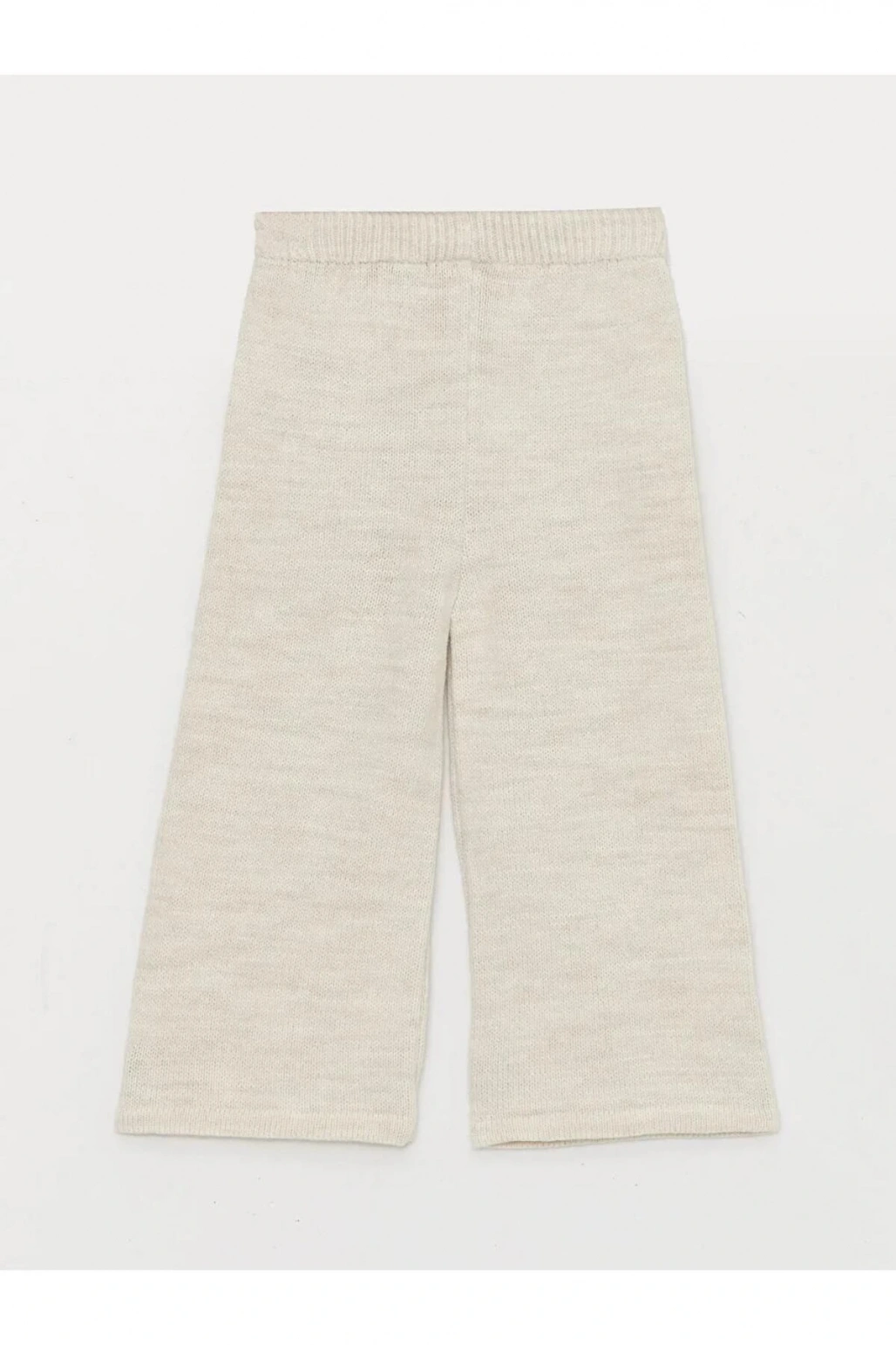 LCW baby Lacivert Bisiklet Yaka Kız Bebek Triko Kazak ve Pantolon 2li