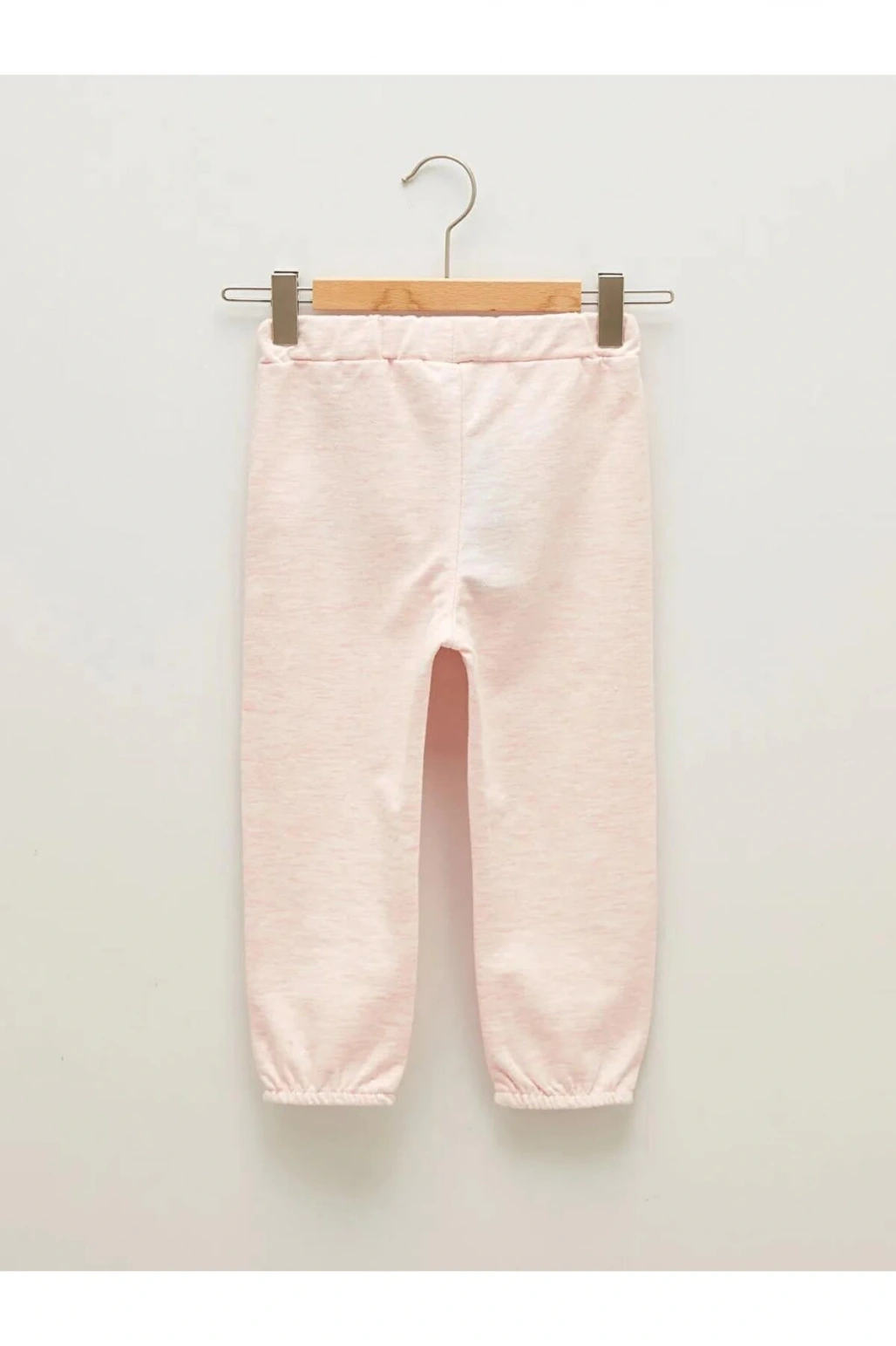 LCW baby Pembe Beli Lastikli Basic Kız Bebek Jogger Eşofman Alt