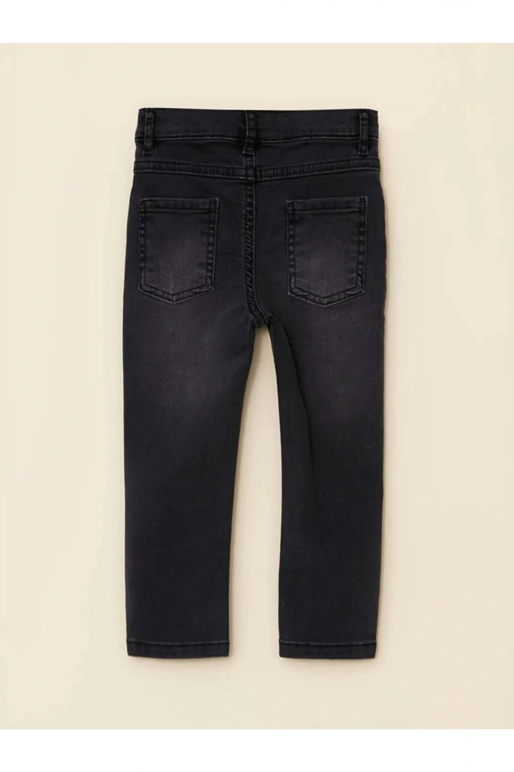 LCW baby Siyah Basic Erkek Bebek Jean Pantolon