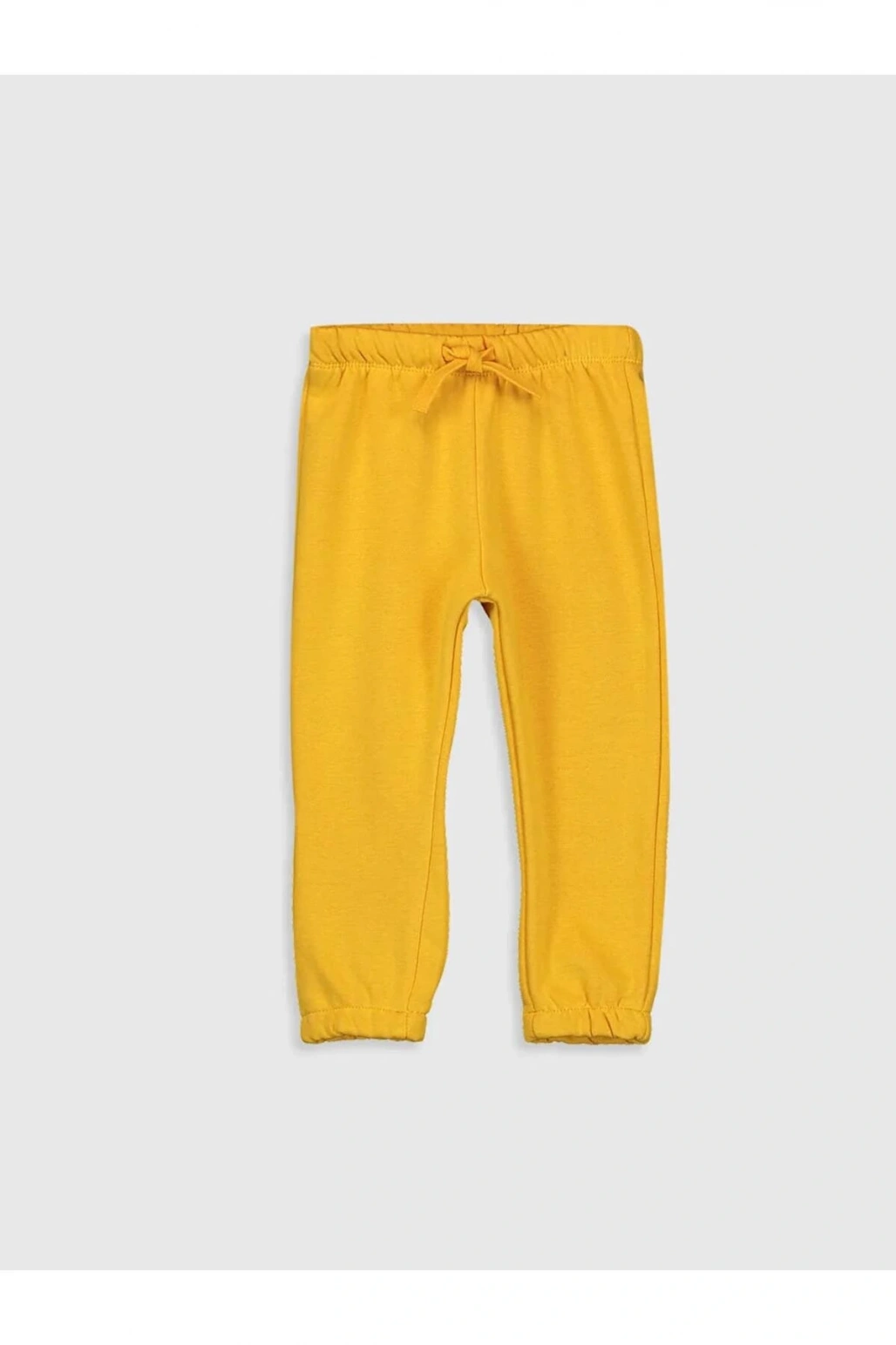 LCW baby Siyah Beli Lastikli Basic Erkek Bebek Jogger Eşofman Alt 2li