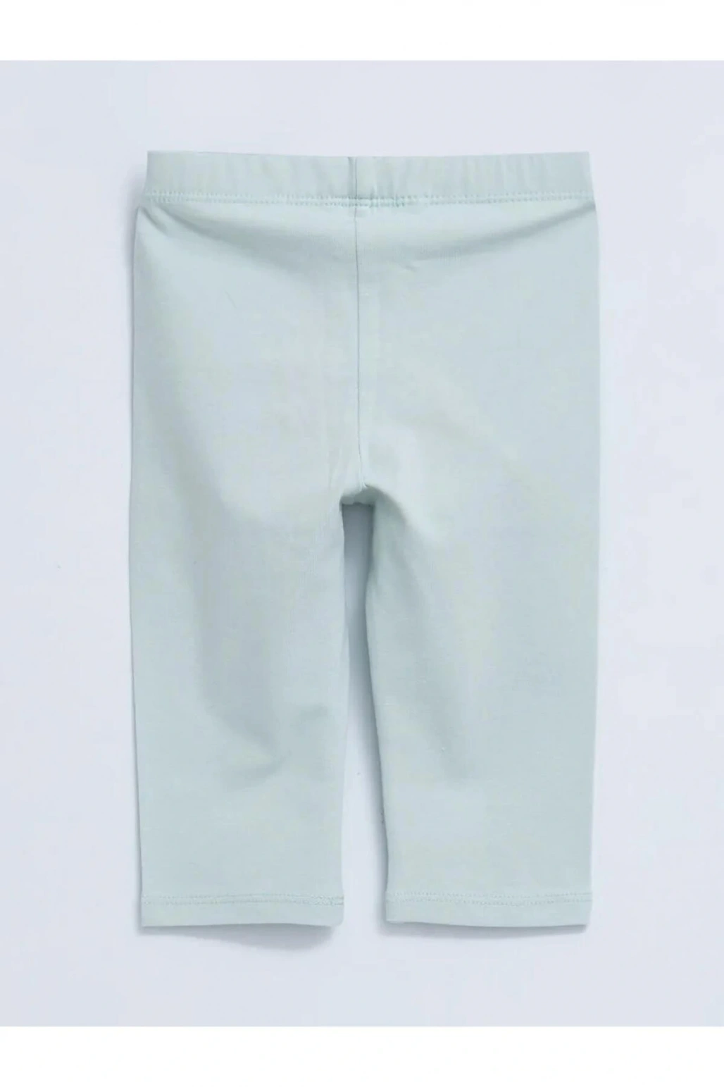 LCW baby Turkuaz Beli Lastikli Basic Pamuklu Kız Bebek Tayt