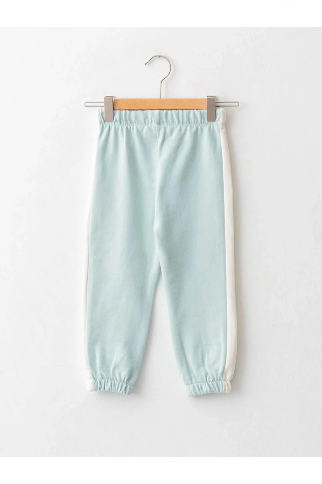 LCW baby Yeşil Beli Lastikli Pamuklu Kız Bebek Eşofman Alt