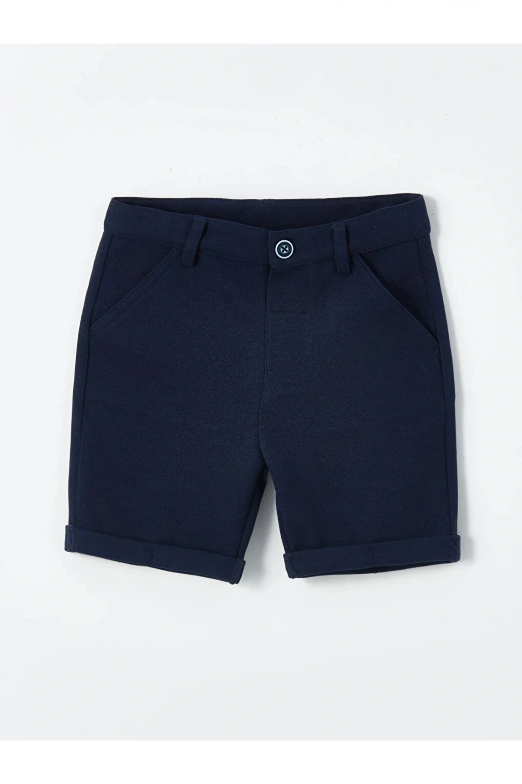 LCW baby Polo Yaka Baskılı Erkek Bebek Tişört ve Şort 2li Takım