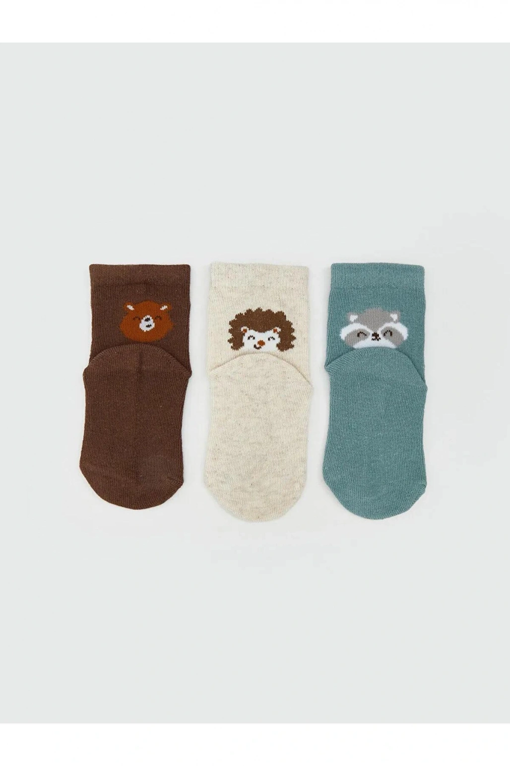 LCW Baskılı Erkek Bebek Soket Çorap 5li (W5)