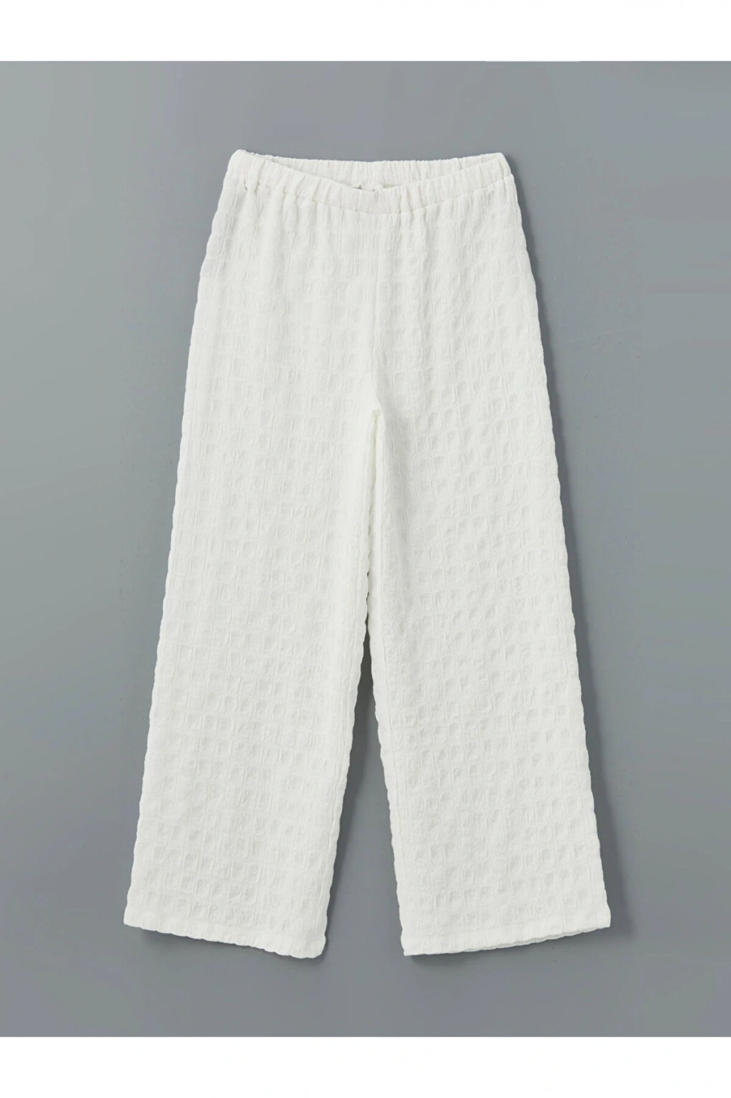 LCW Beli Lastikli Dokulu Kız Çocuk Pantolon