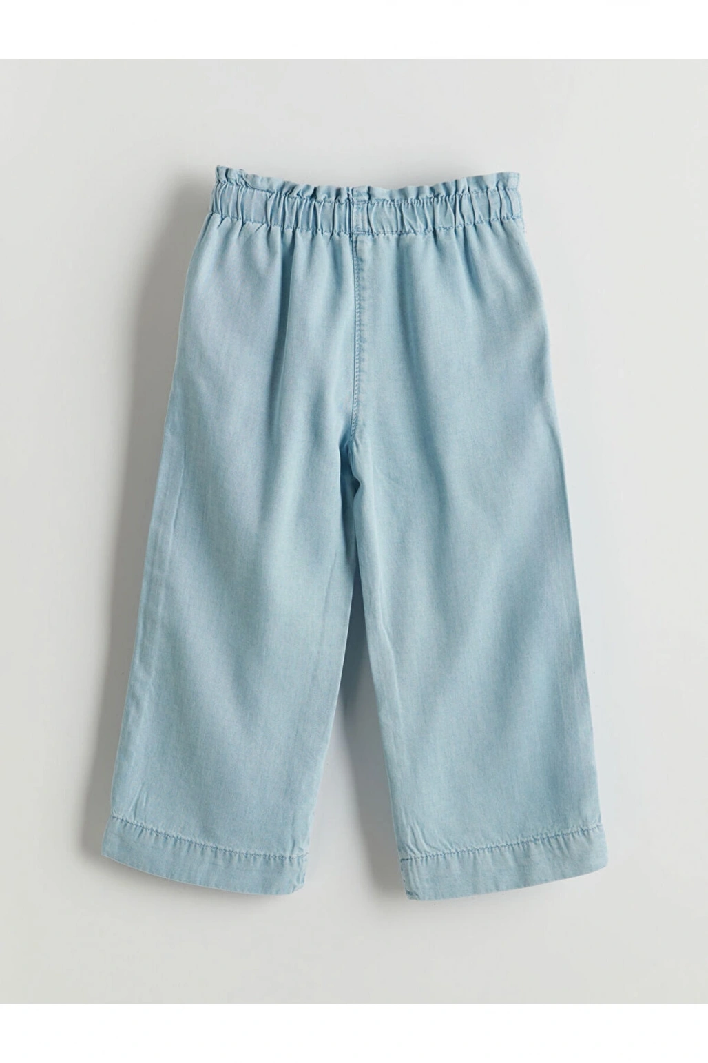 LCW Beli Lastikli Rahat Kız Çocuk Jean Pantolon