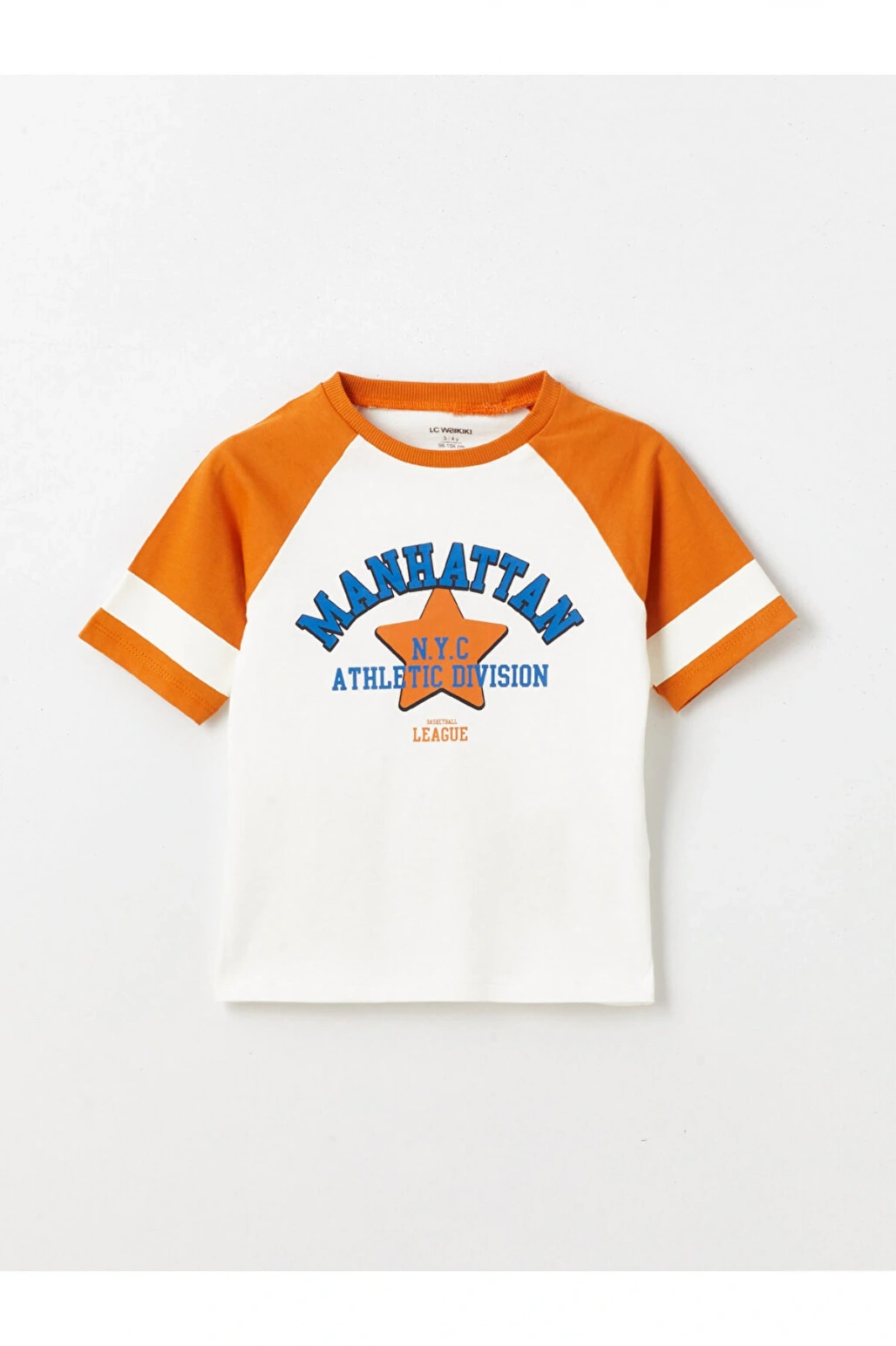Lcw Bisiklet Yaka Baskılı Erkek Bebek Tişört Ve Şort 2li Takım