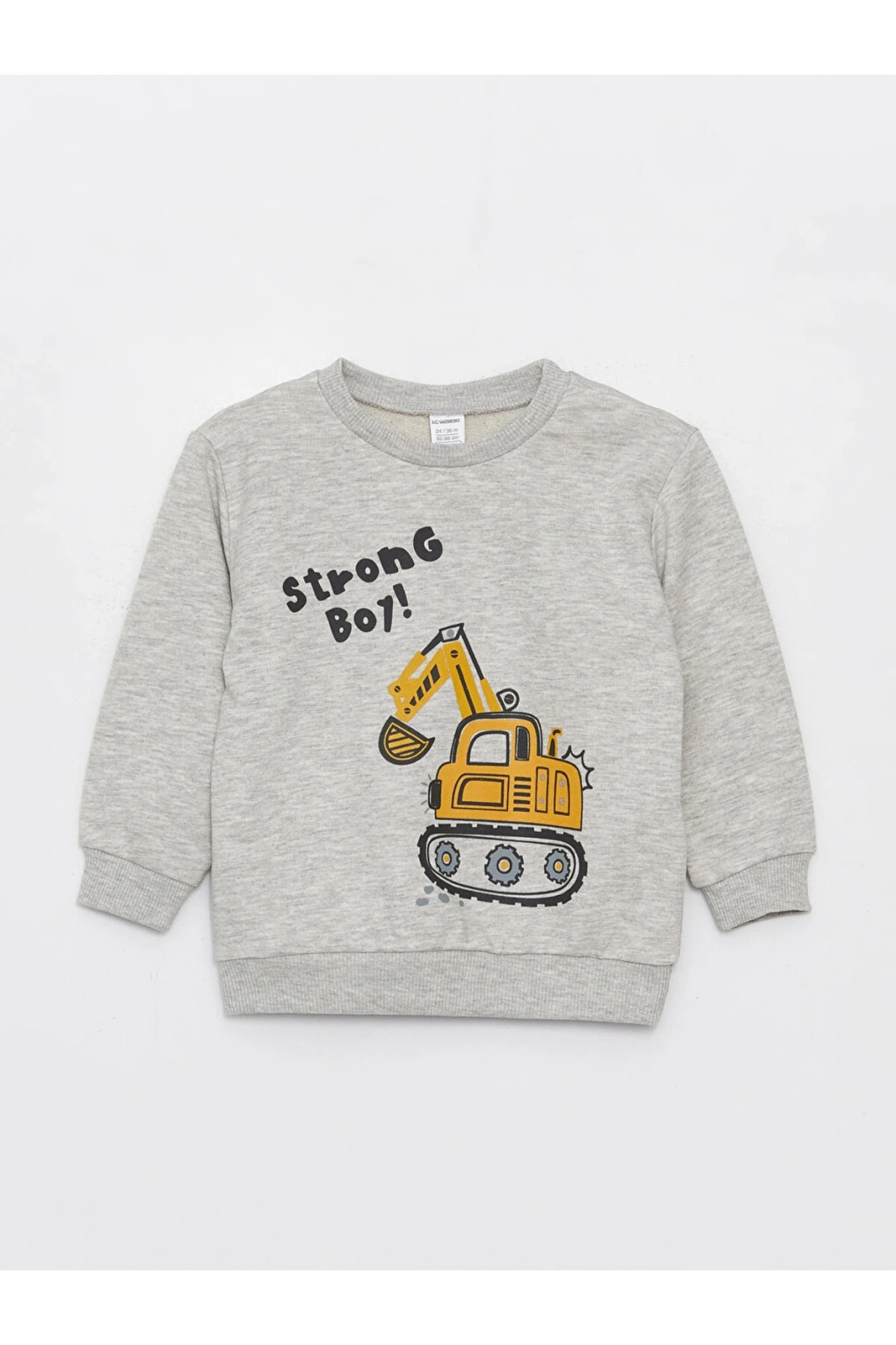 Lcw Bisiklet Yaka Baskılı Uzun Kollu Erkek Bebek Sweatshirt Ve Eşofman Altı 2li Takım