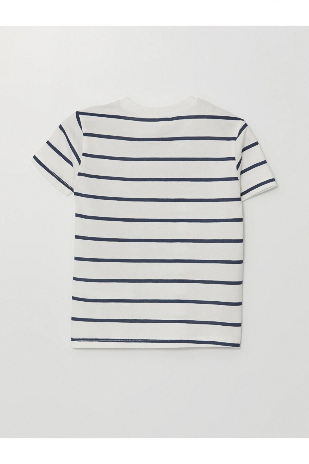 Lcw Bisiklet Yaka Çizgili Erkek Bebek Tişört Ve Şort 2li Takım