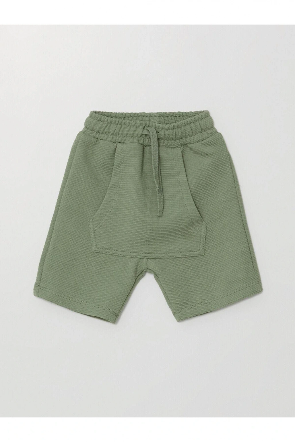 Lcw Bisiklet Yaka Çizgili Erkek Bebek Tişört Ve Şort 2li Takım