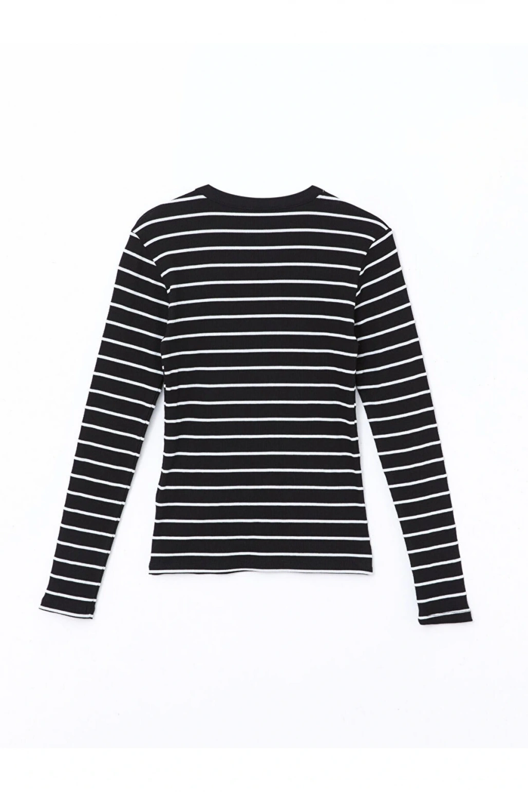 LCW Bisiklet Yaka Çizgili Kadın Body