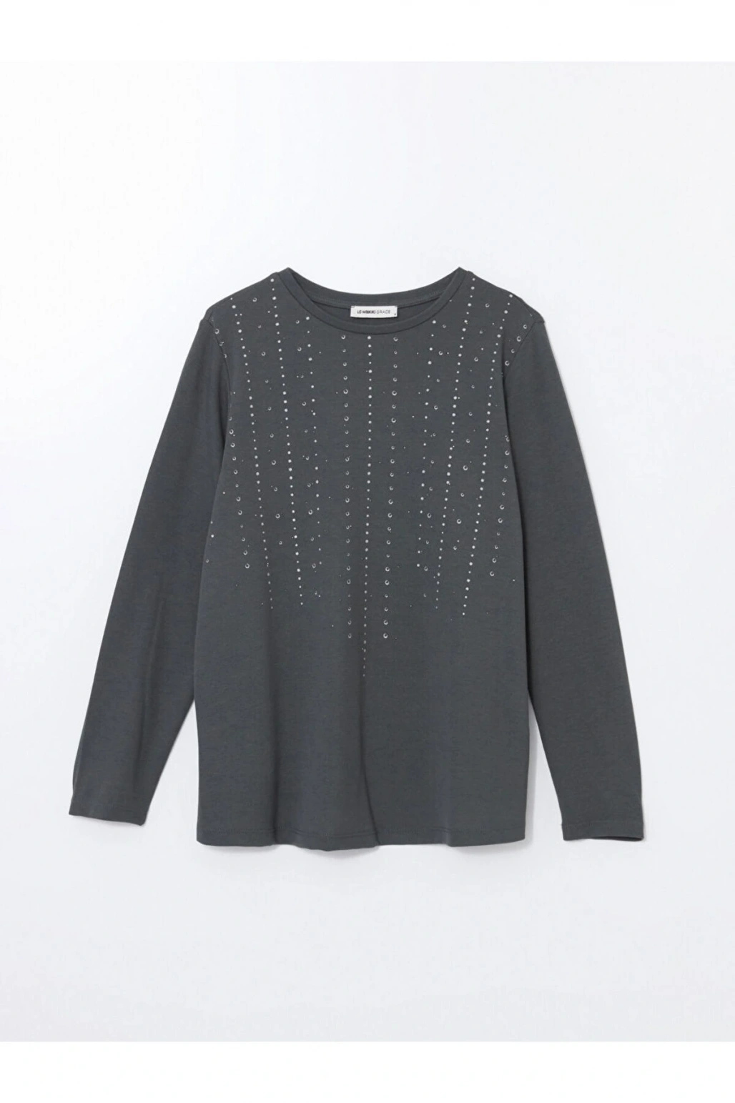 LCW Bisiklet Yaka Desenli Kadın Bluz