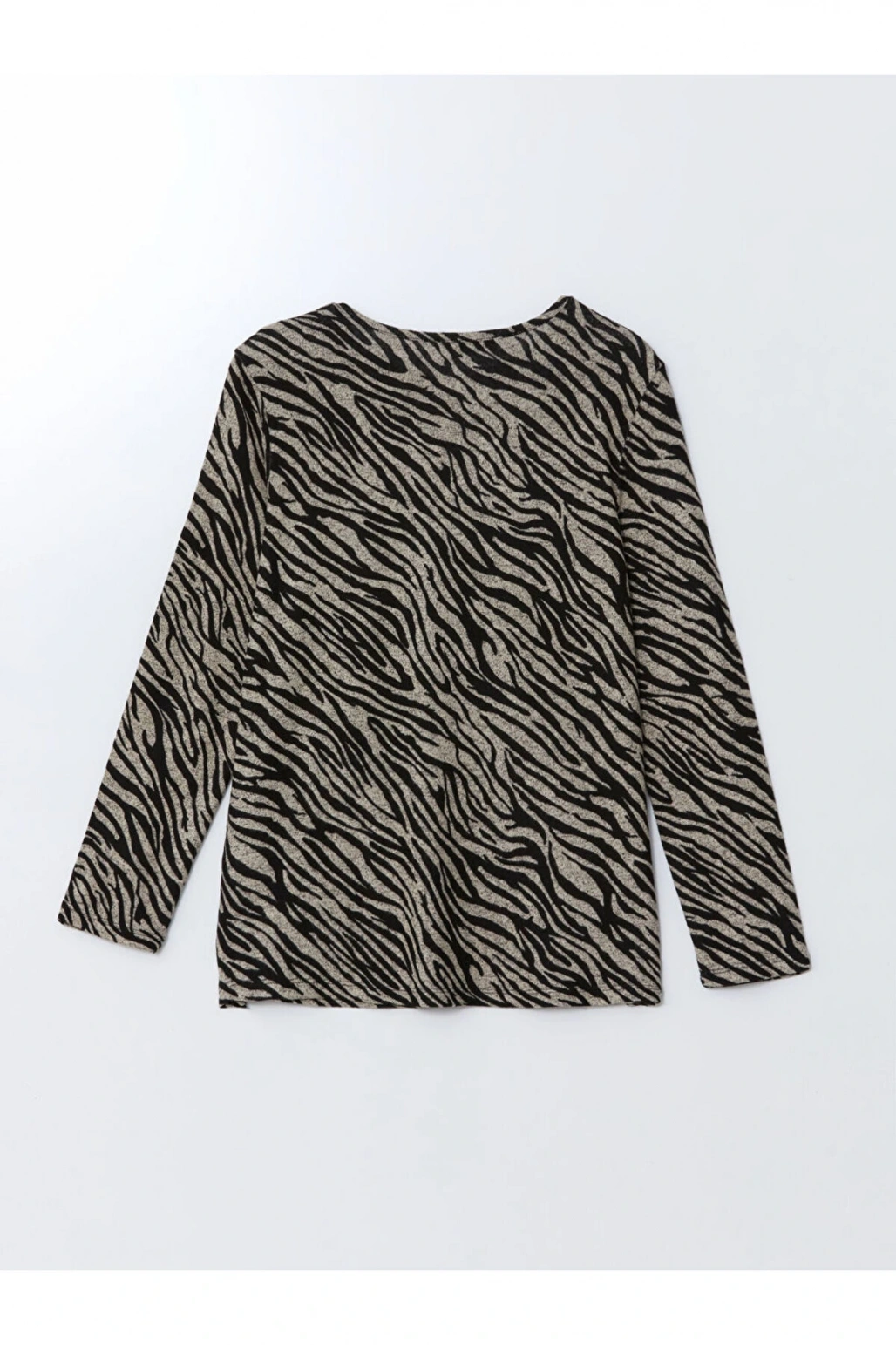 LCW Bisiklet Yaka Desenli Kadın Bluz