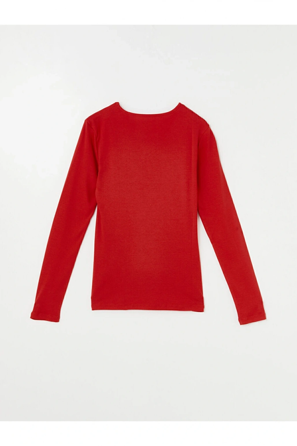 LCW Bisiklet Yaka Düz Uzun Kollu Kadın Body