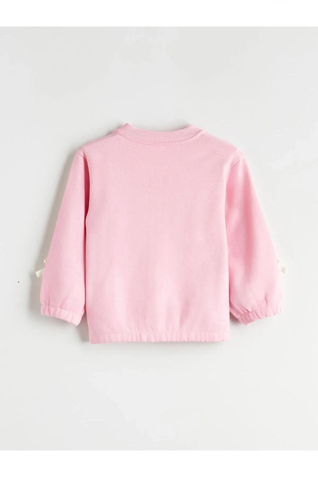 LCW Bisiklet Yaka Fiyonk Detaylı Kız Çocuk Hırka (W5)