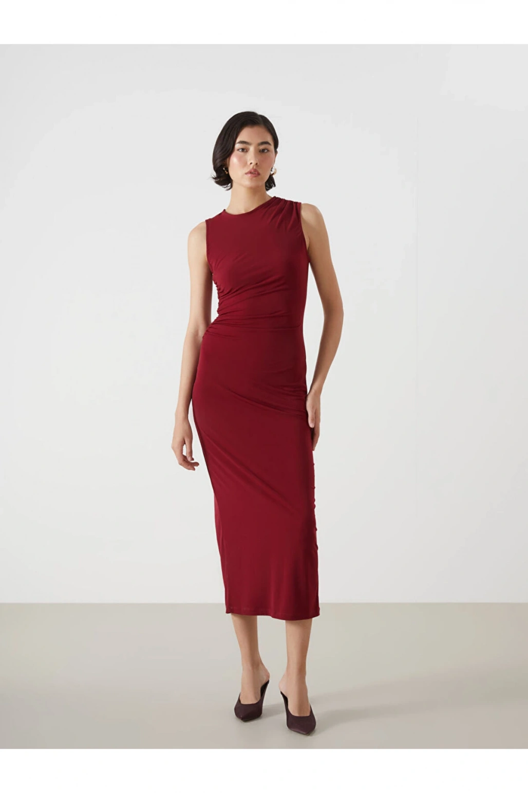 LCW Bisiklet Yaka Kadın Elbise