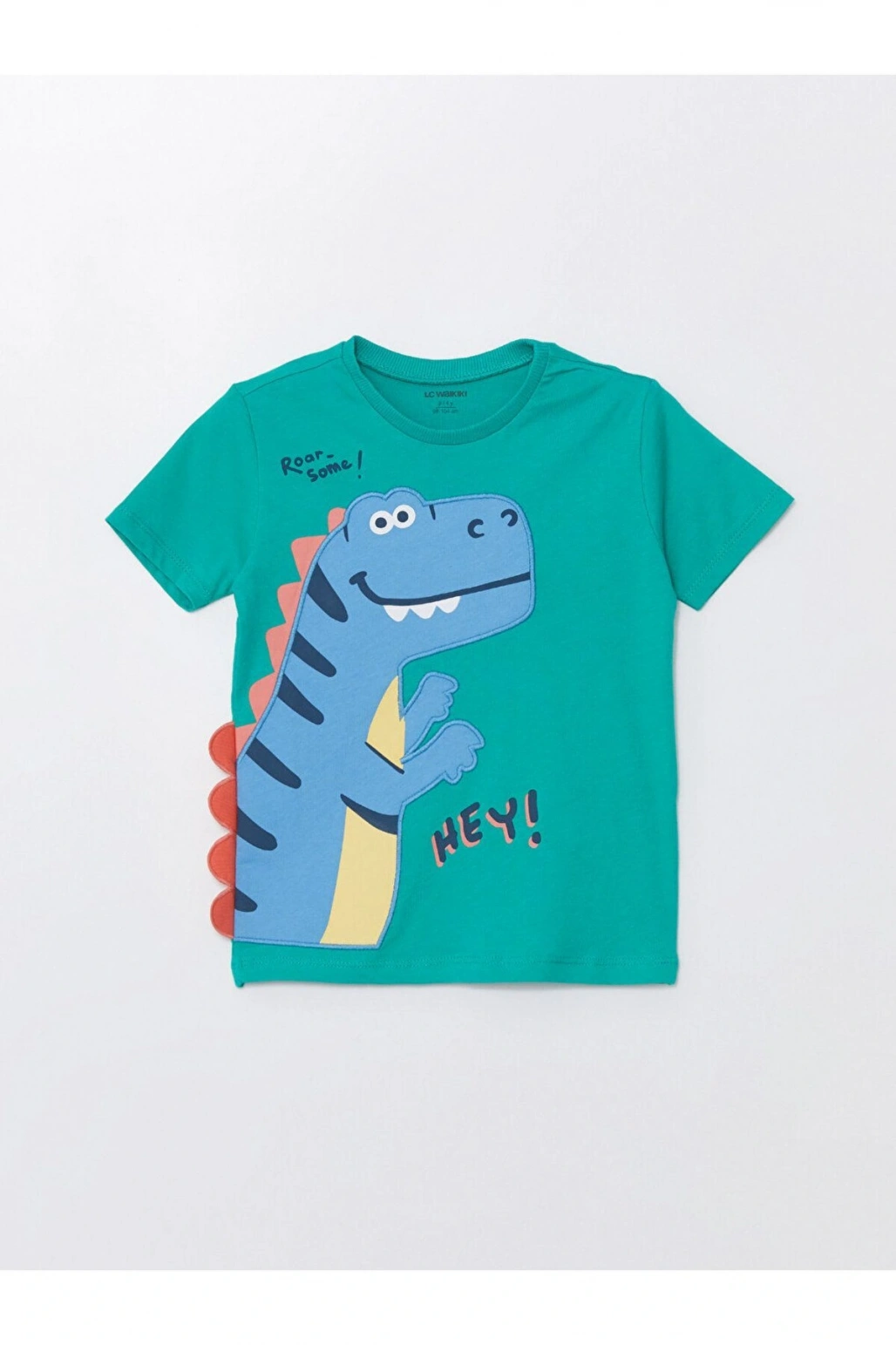 Lcw Bisiklet Yaka Kısa Kollu Nakışlı Erkek Bebek Tişört Ve Şort 2li Takım