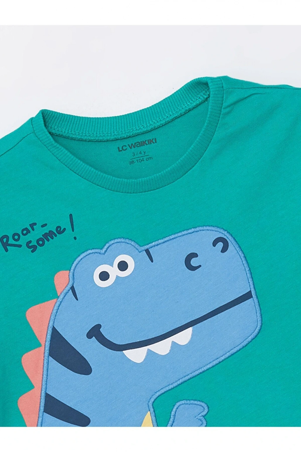 Lcw Bisiklet Yaka Kısa Kollu Nakışlı Erkek Bebek Tişört Ve Şort 2li Takım