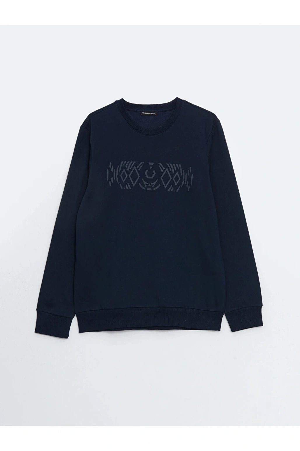 LCW Bisiklet Yaka Uzun Kollu Baskılı Erkek Kalın Sweatshirt