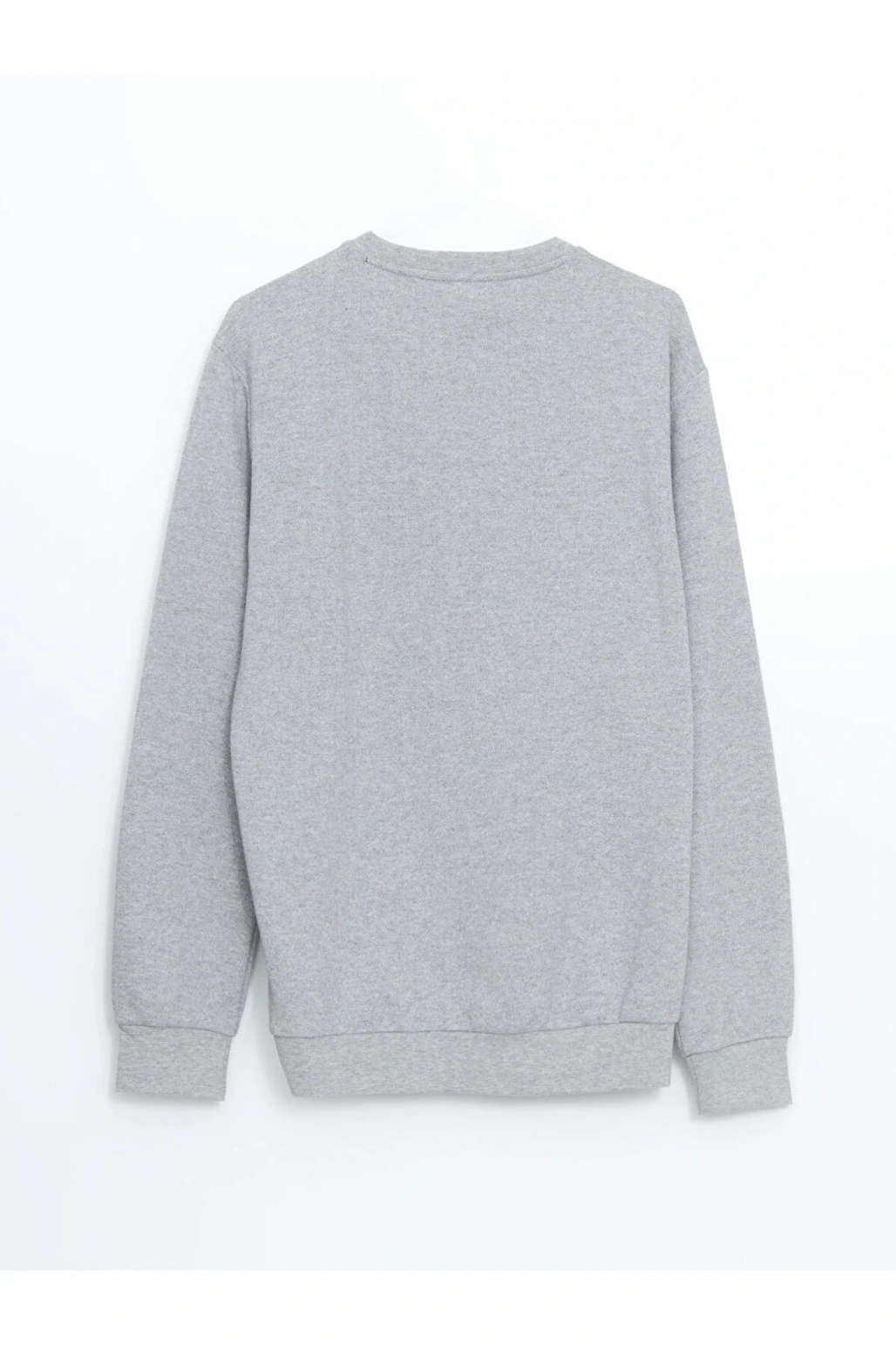 LCW Bisiklet Yaka Uzun Kollu Baskılı Erkek Sweatshirt