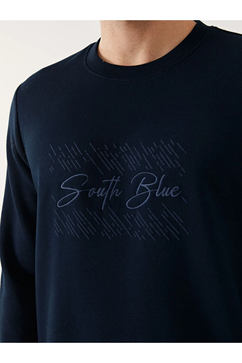 LCW Bisiklet Yaka Uzun Kollu Erkek Sweatshirt