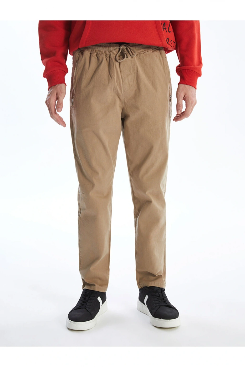 LCW Casual Bej Standart Kalıp Gabardin Erkek Pantolon