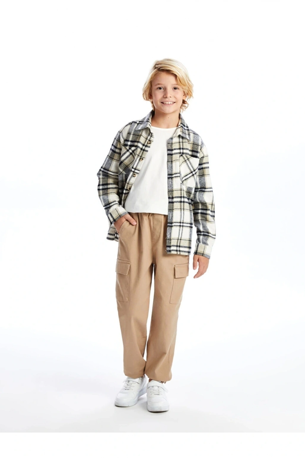 LCW ÇOCUK W43470AF PNT,DILA DARK BEIGE