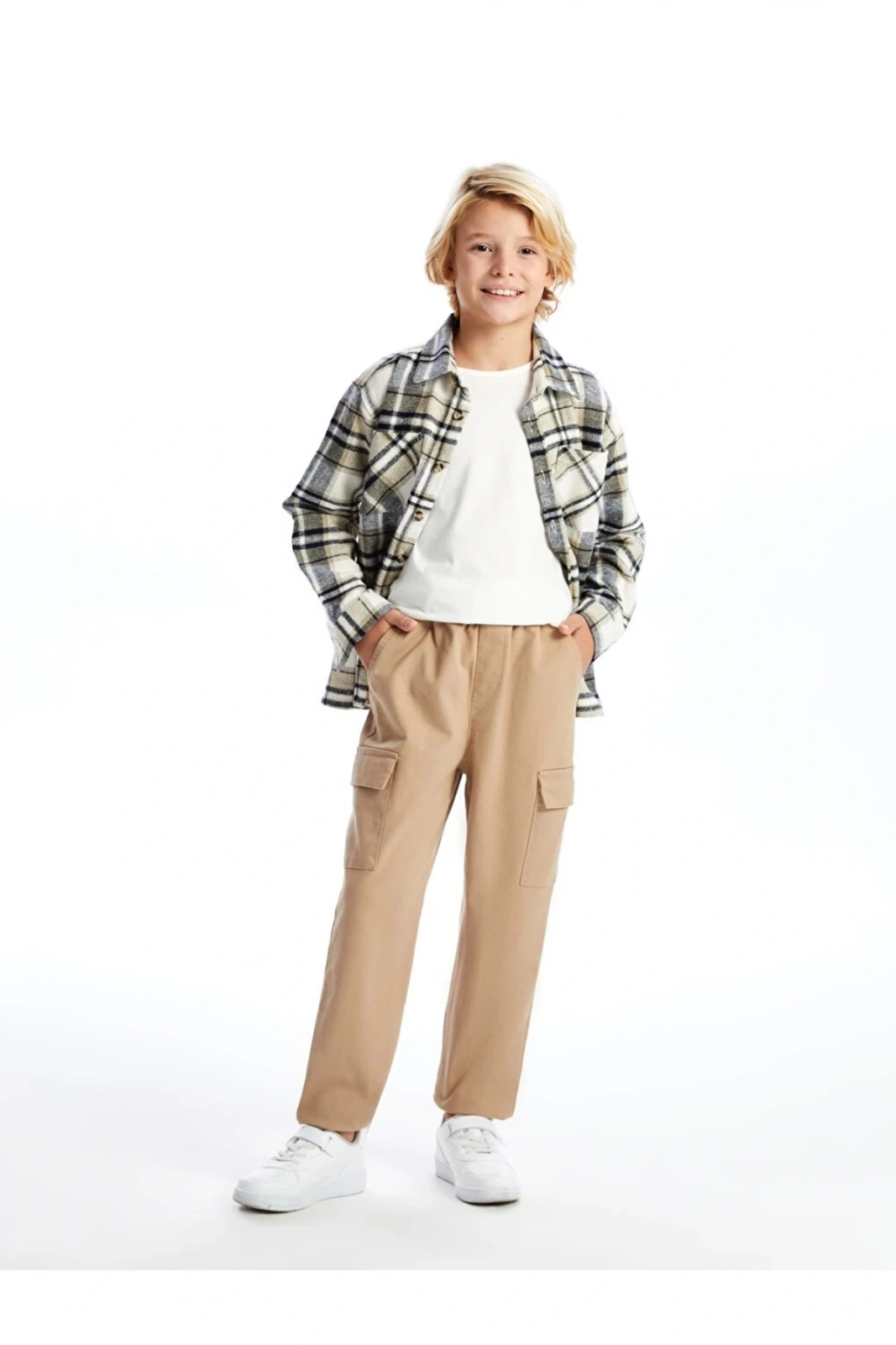 LCW ÇOCUK W43470AF PNT,DILA DARK BEIGE