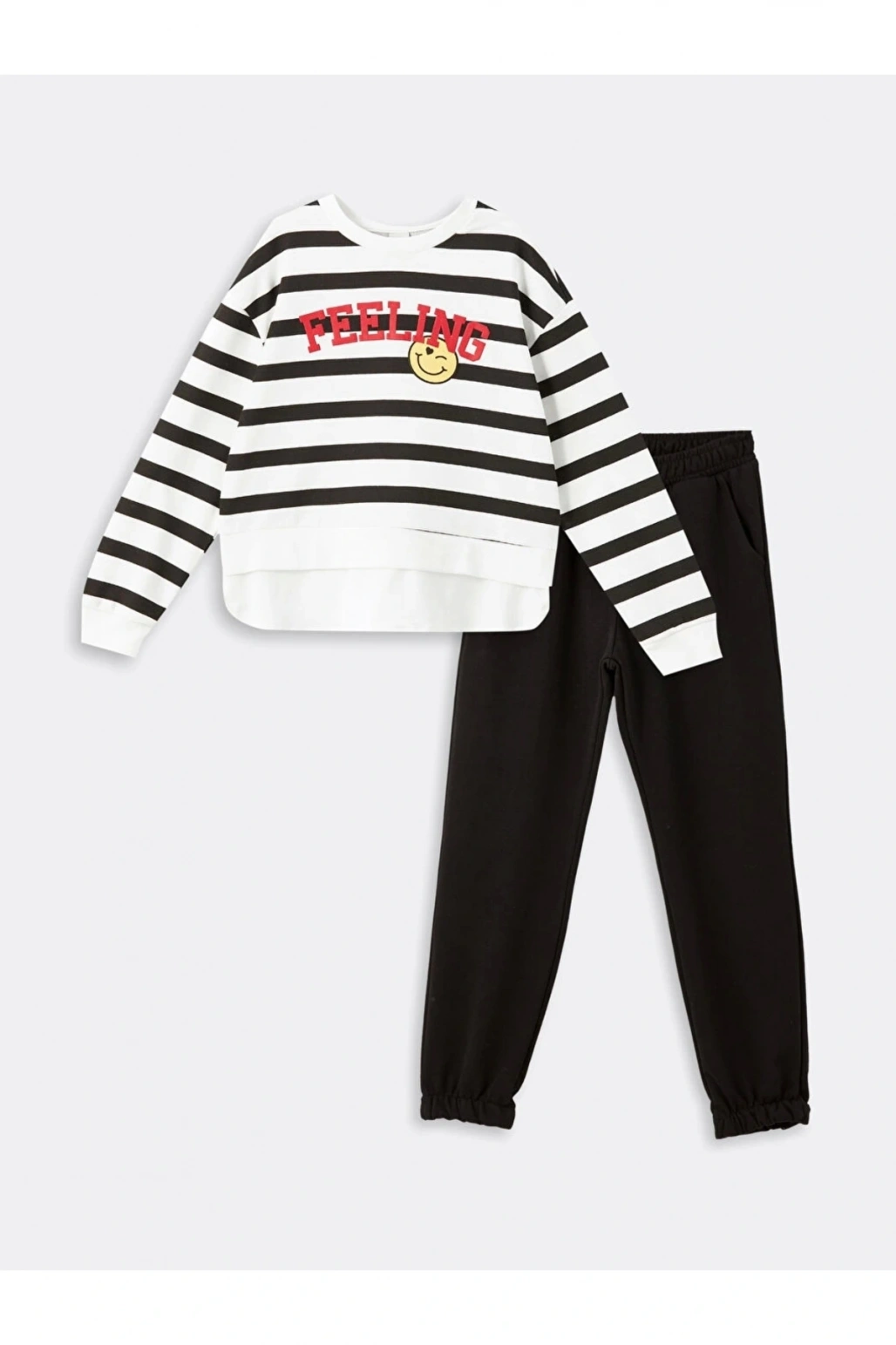 LCW ÇOCUK W46469D4 TKM,KLOTTO ECRU PRINTED