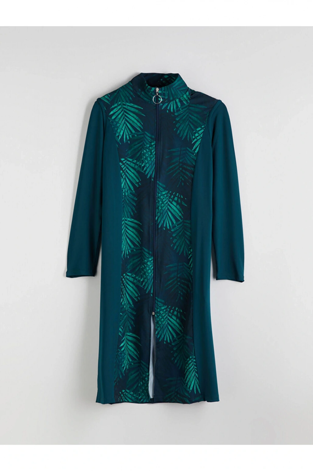 LCW Dik Yaka Çiçekli Kadın Tesettür Mayo Takımı