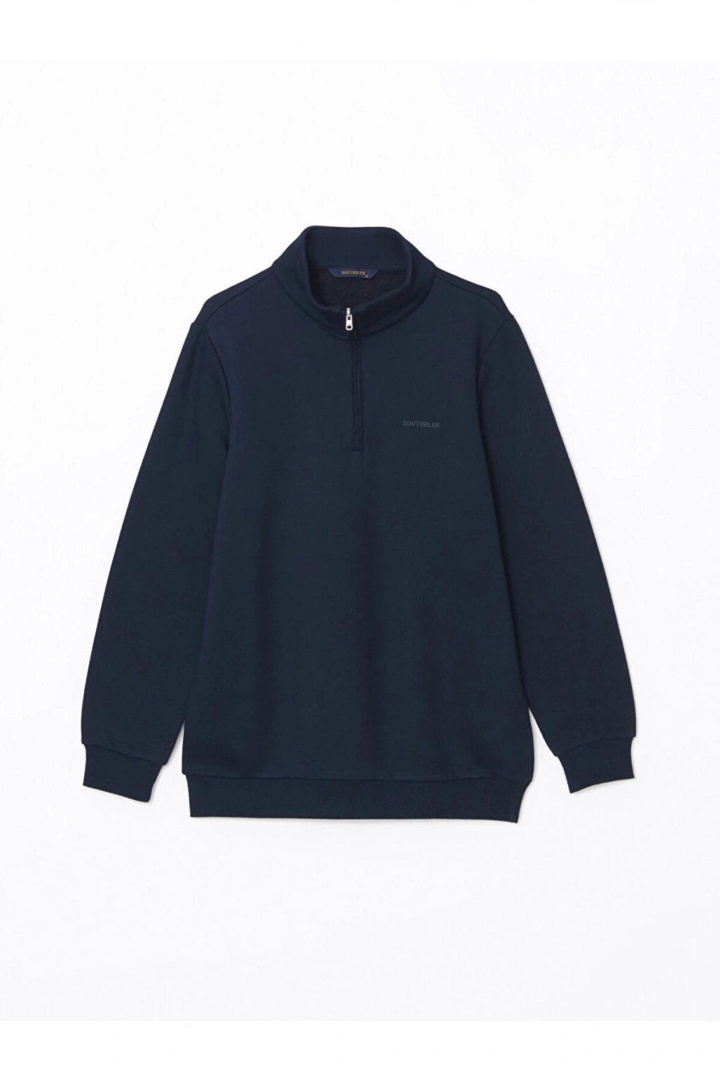 LCW Dik Yaka Uzun Kollu Baskılı Erkek Sweatshirt