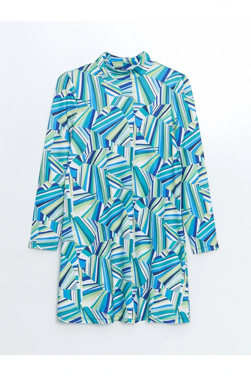 LCW DREAM Dik Yaka Desenli Kadın Tesettür Mayo Takımı (S5)