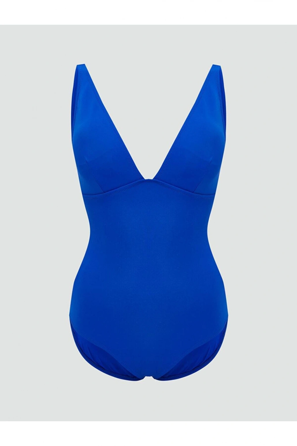 LCW DREAM Mavi Çıkarılabilir Pedli Kadın Mayo