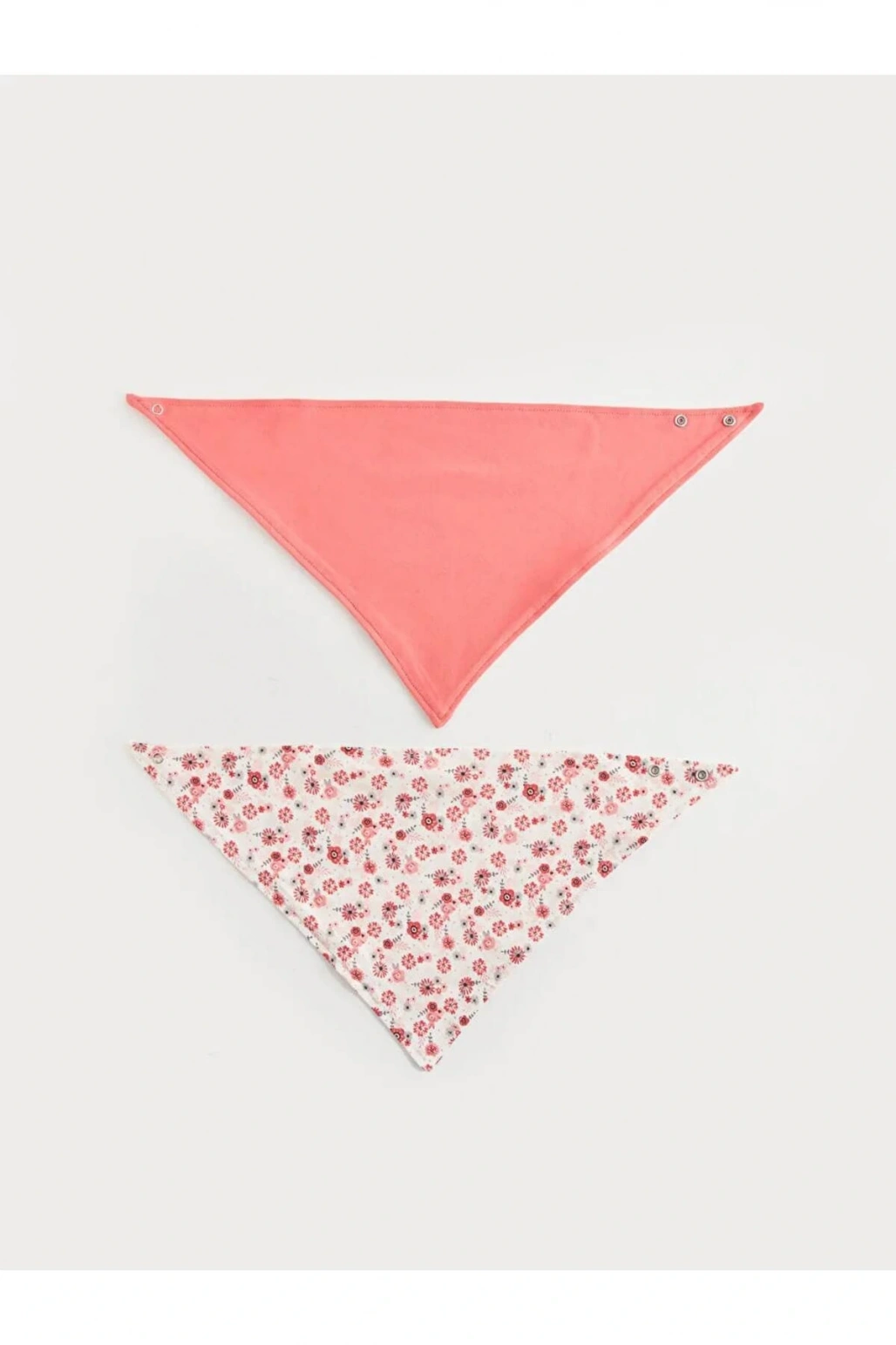 LCW ECO Baskılı Kız Bebek Mama Önlüğü 2li