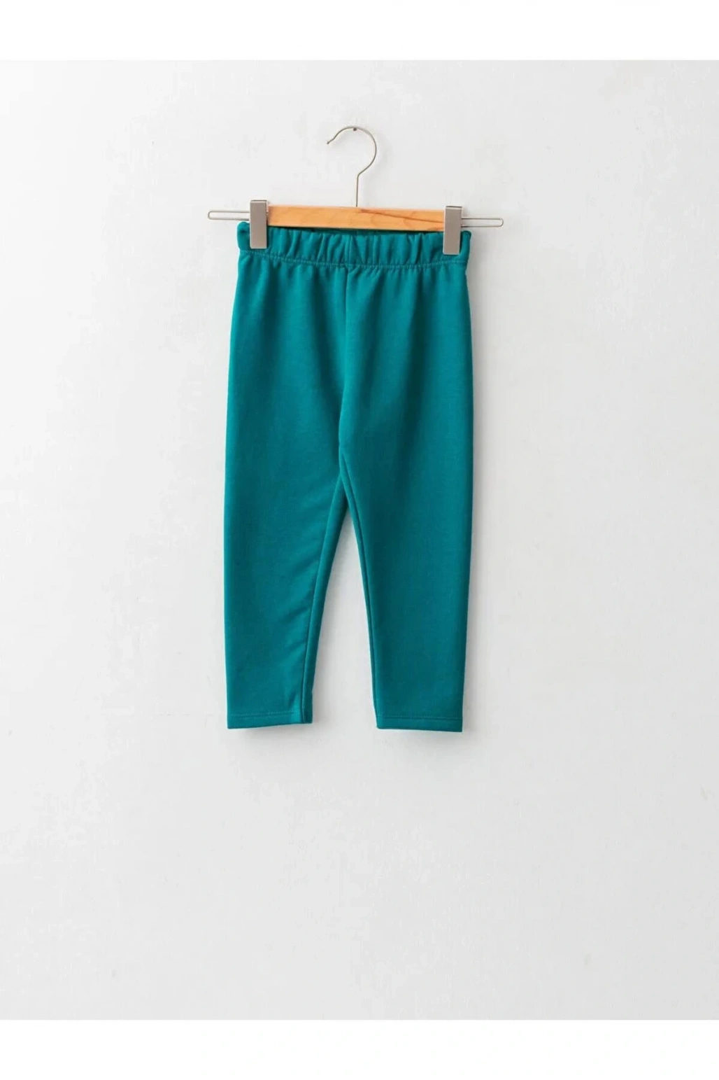 LCW ECO Yeşil Beli Lastikli Basic Kız Bebek Tayt