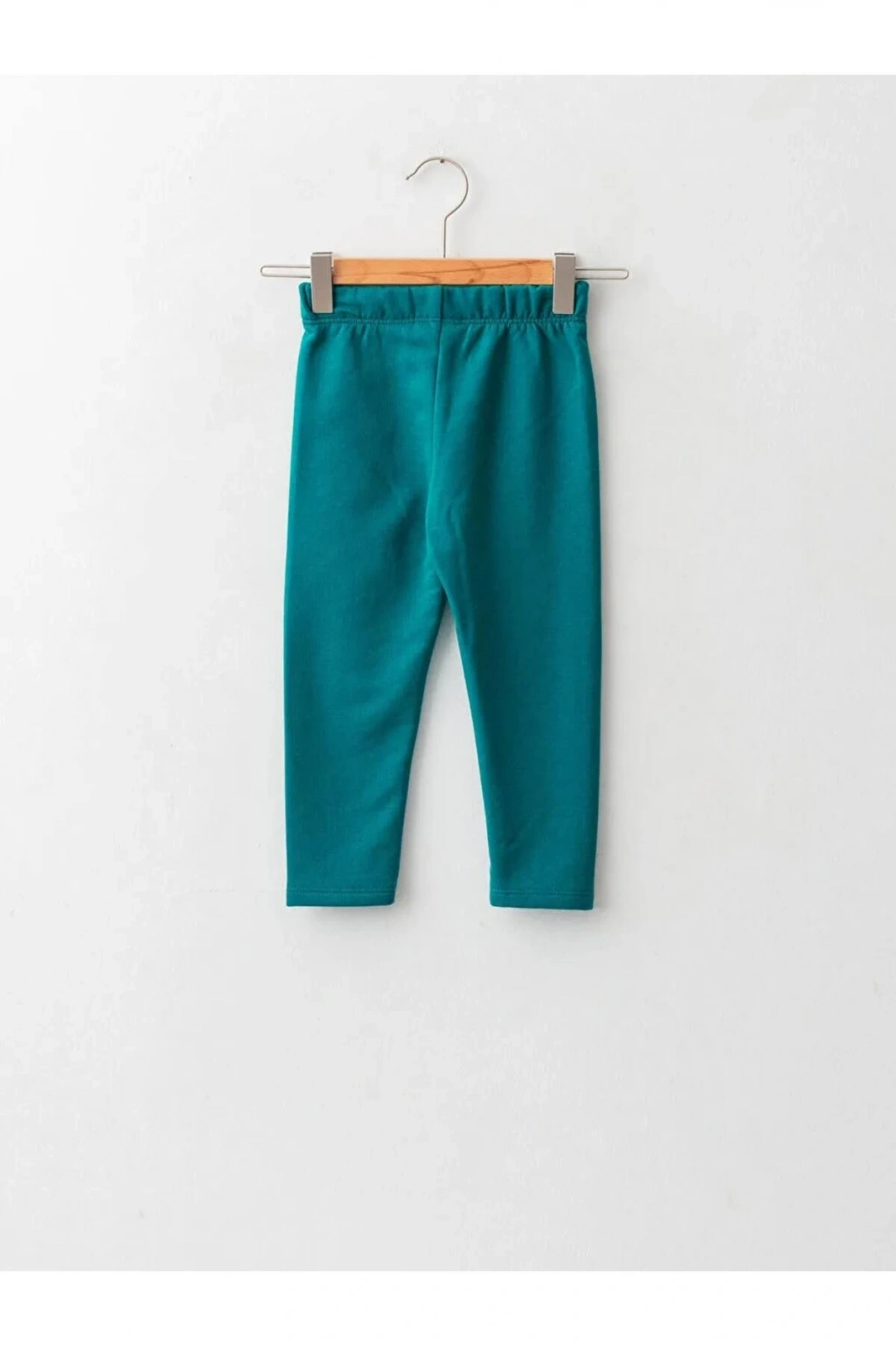 LCW ECO Yeşil Beli Lastikli Basic Kız Bebek Tayt