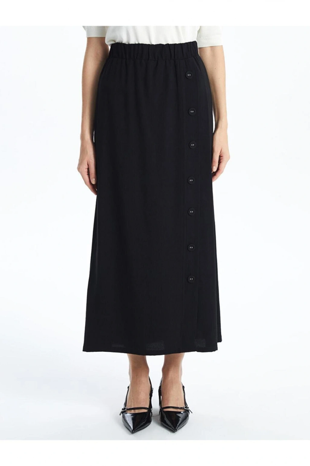 LCW Grace Beli Lastikli Kadın Etek