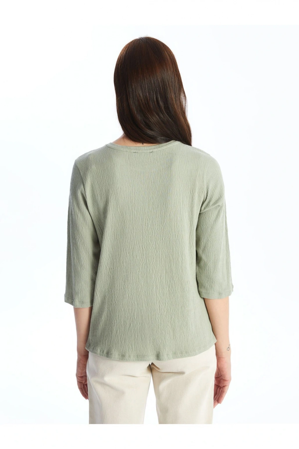 LCW Grace Bisiklet Yaka Çiçek Baskılı Kadın Bluz