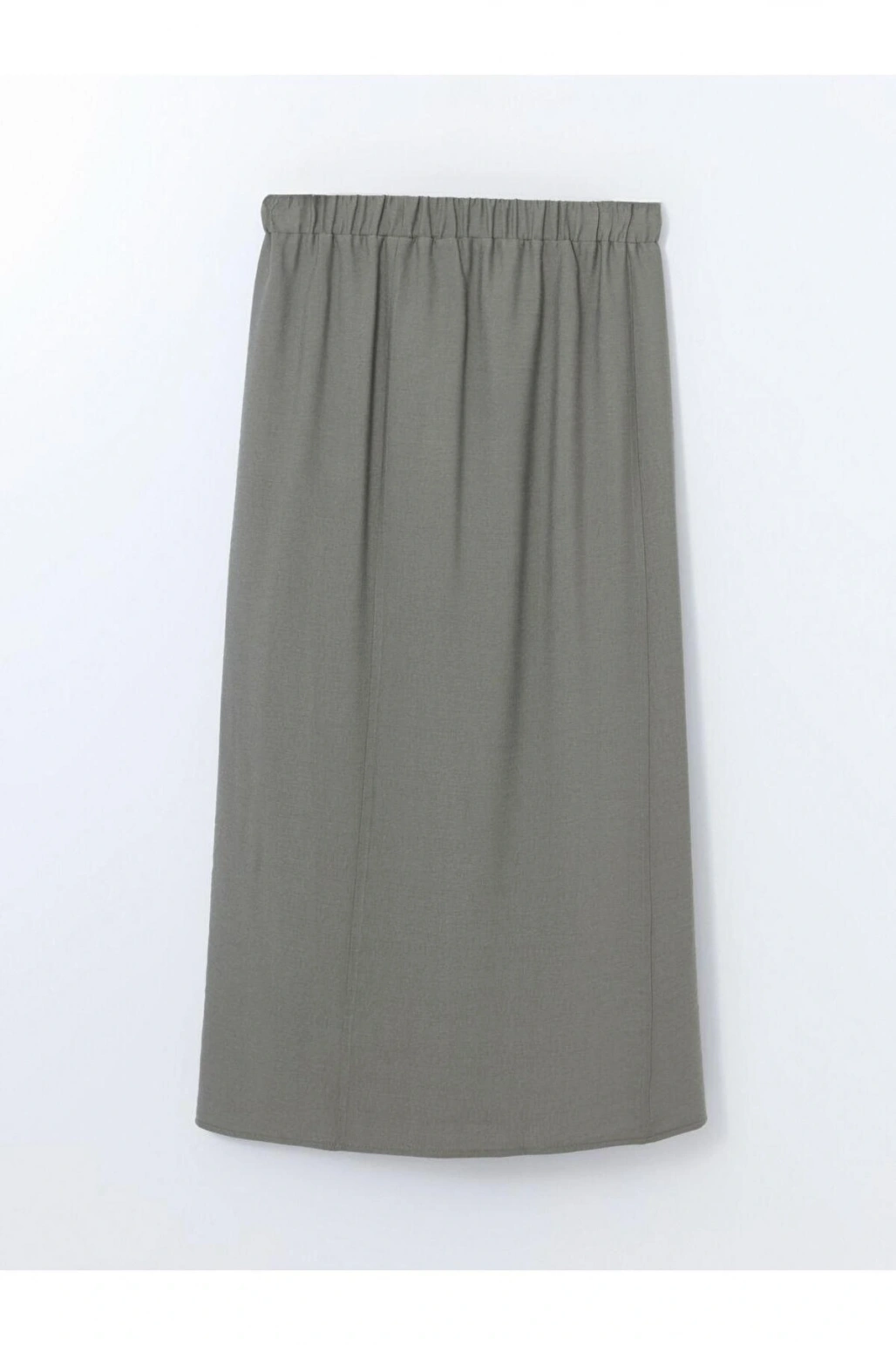 LCW Grace Haki Beli Lastikli Kadın Etek