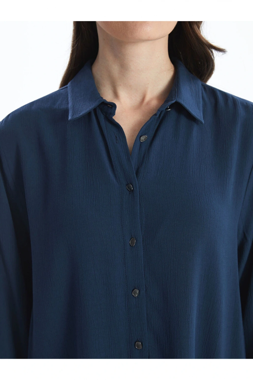 LCW Grace İndigo Kadın Gömlek Tunik