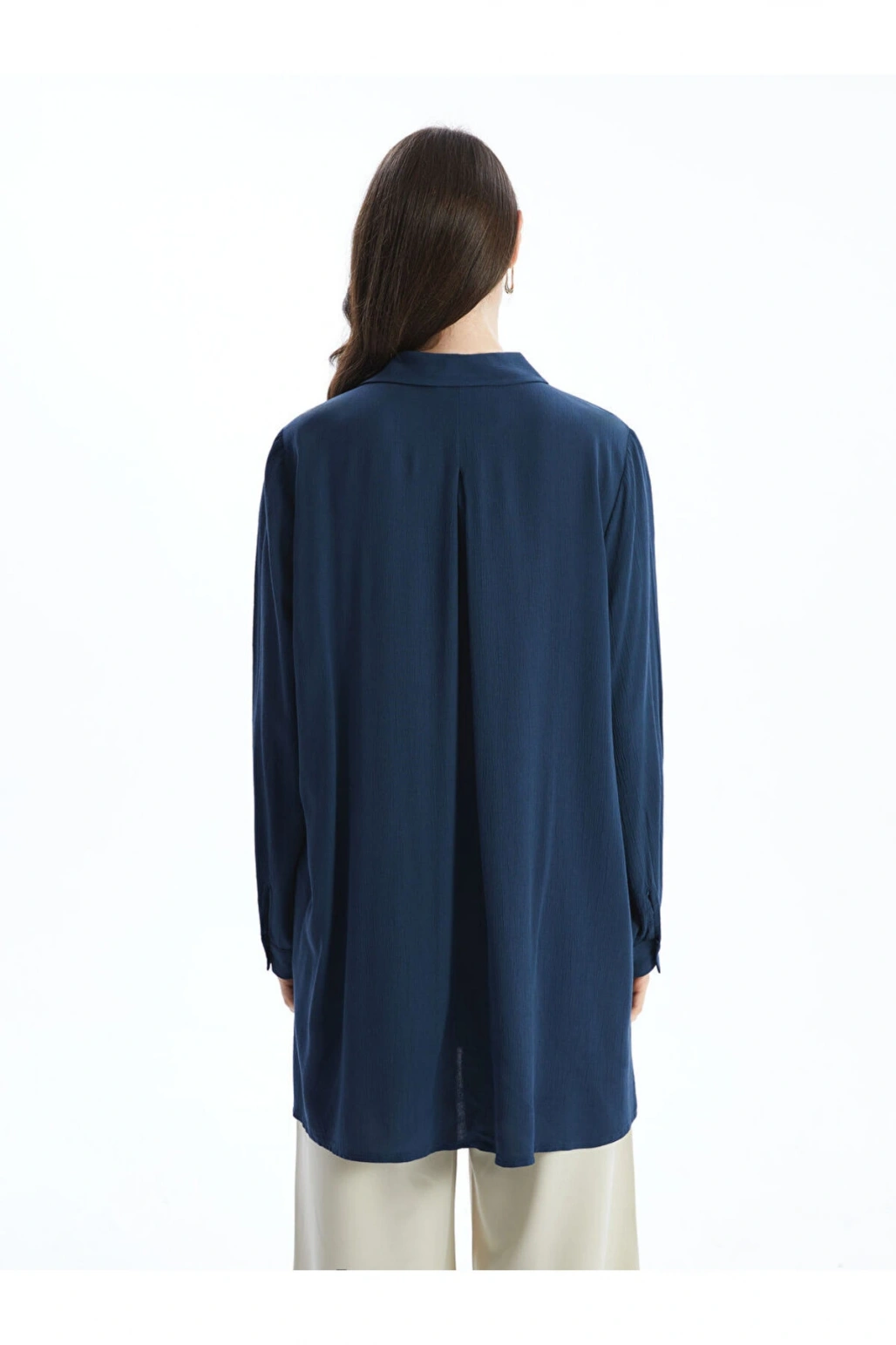 LCW Grace İndigo Kadın Gömlek Tunik