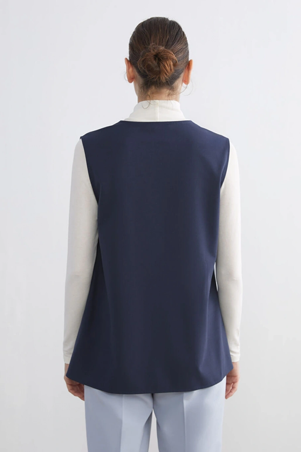 LCW Grace Indigo V Yaka Kadın Yelek